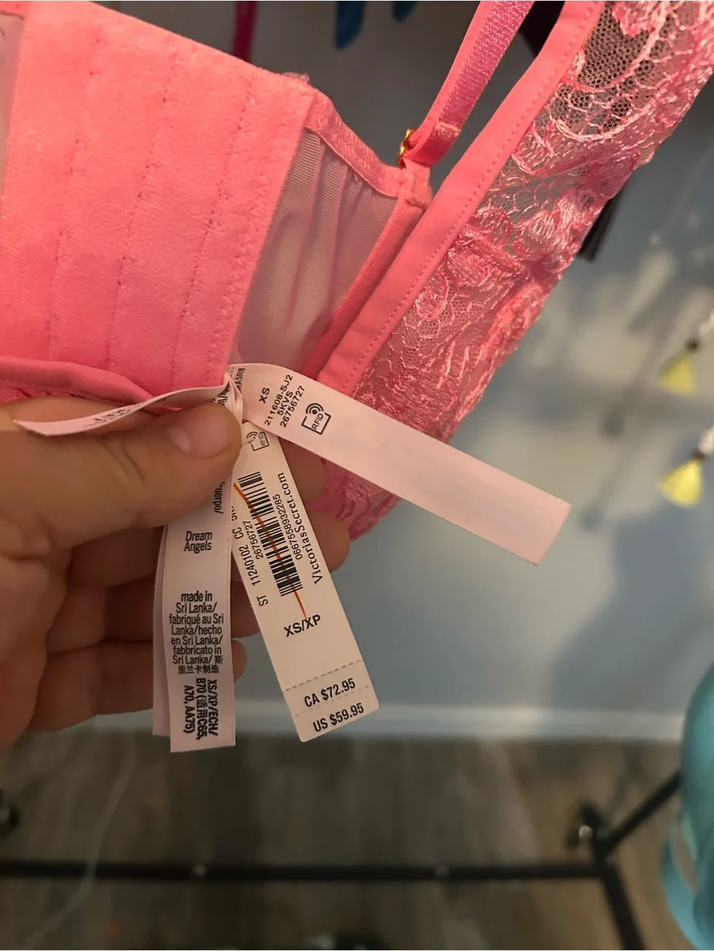 Victorias Secret sheer pink